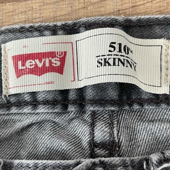 Levi’s 510 Gray Skinny Jeans Sz 16 Reg W28xL28 - Picture 7 of 12